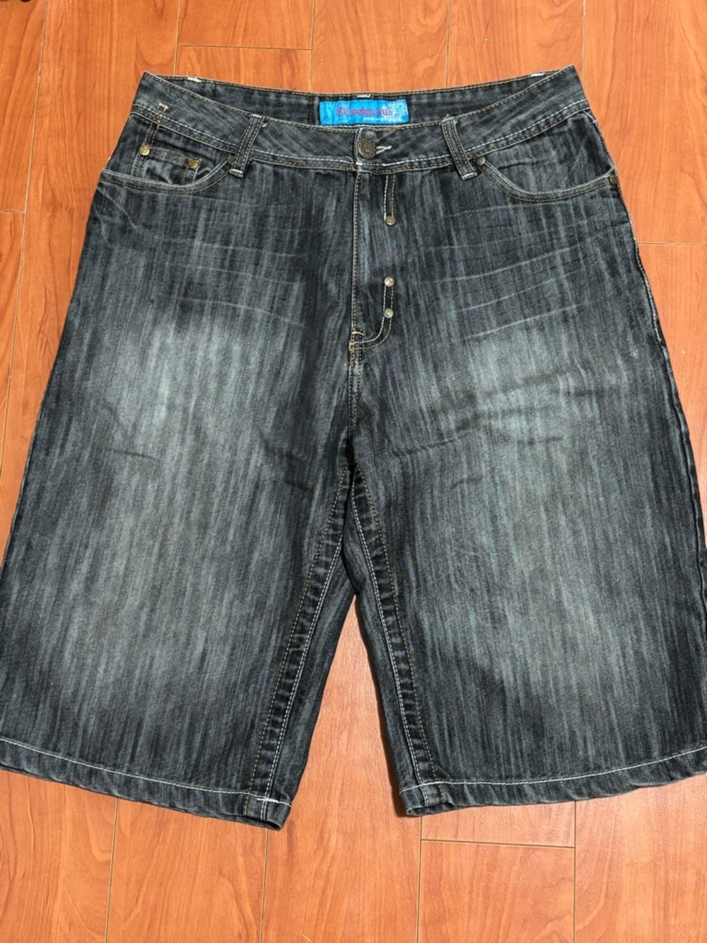 GB Design Lab Getting Money Baggy Denim Jorts - Men’s 38